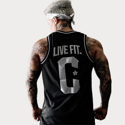 Live Fit Oversize Gym Tank Top Premium