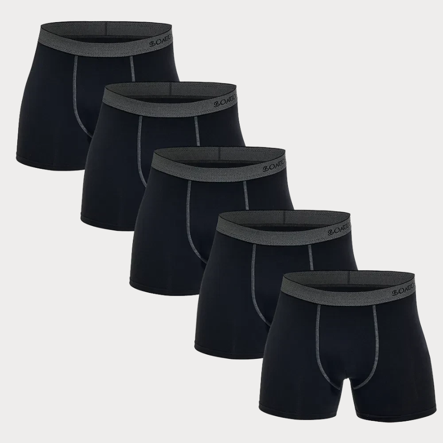 Men's cotton boxer briefs for training 5PCS