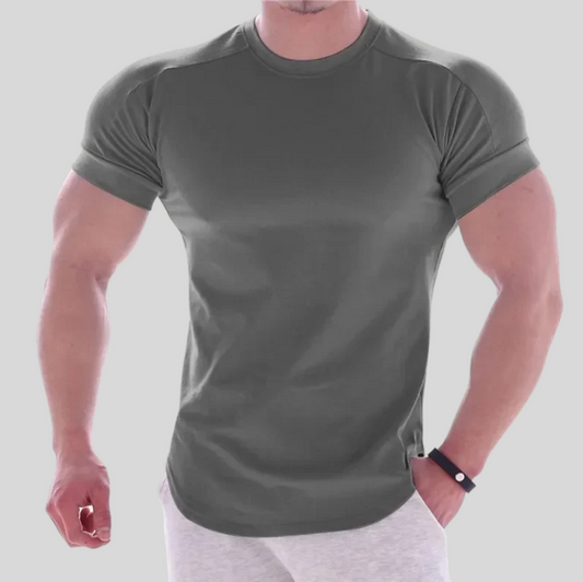 Quick-Dry Plain Training T-Shirt