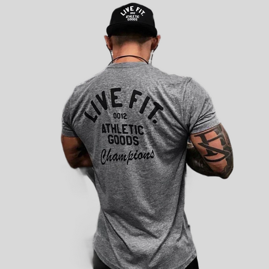 Live Fit Casual Training T-Shirt With Print