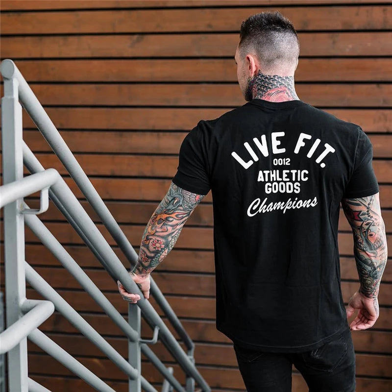 Live Fit Casual Training T-Shirt With Print