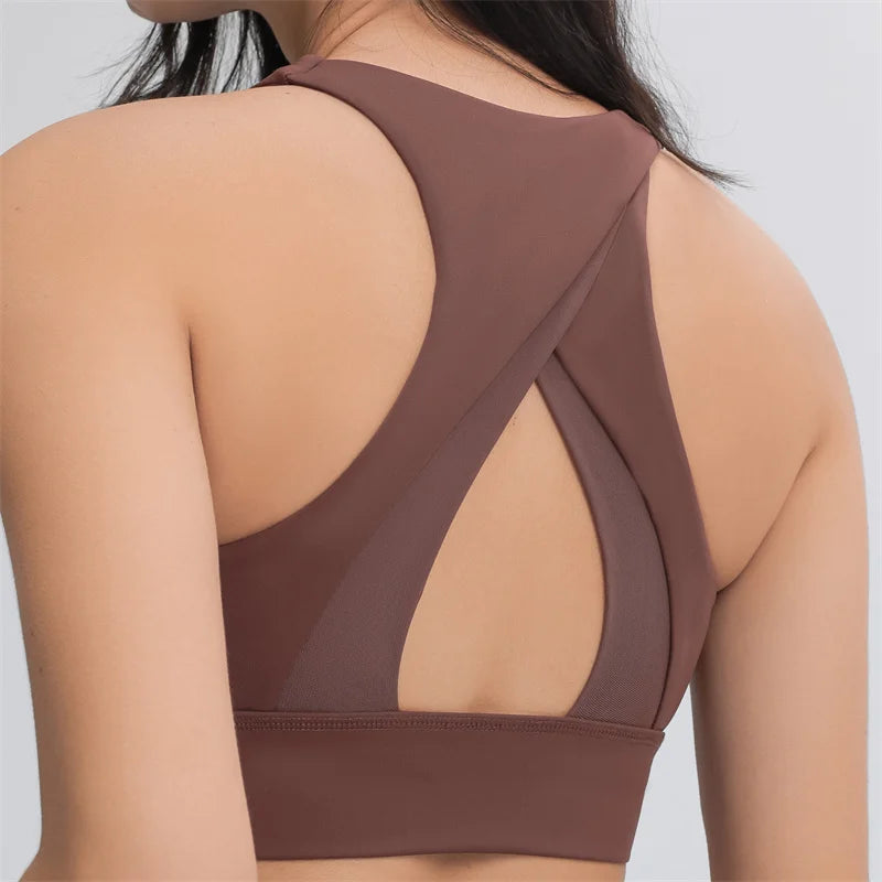 FCS Soft Triangle Cutout Sports Bra