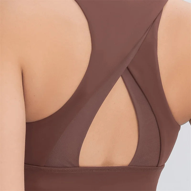 FCS Soft Triangle Cutout Sports Bra