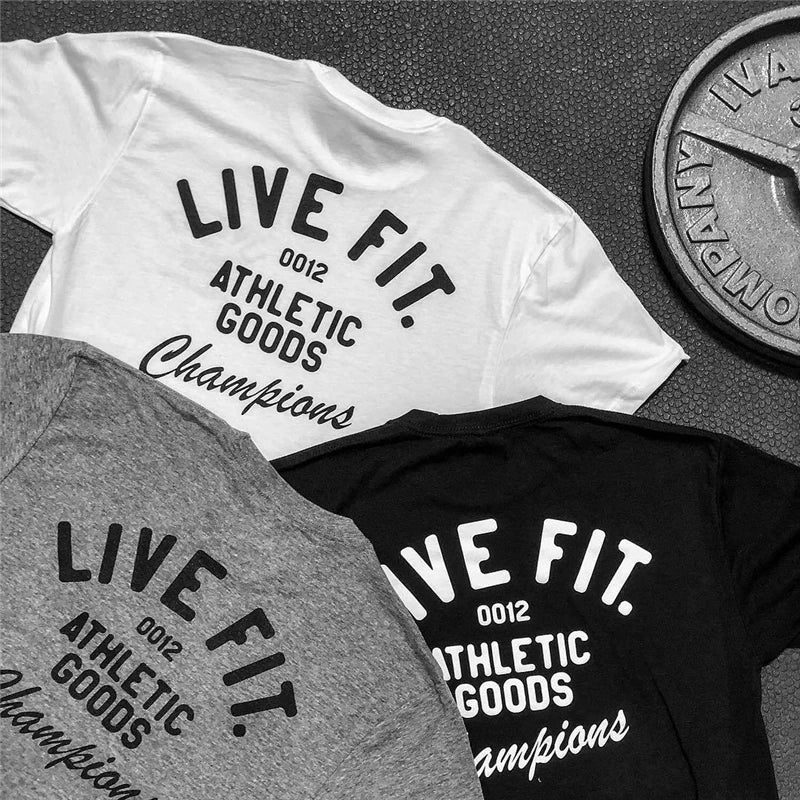 Live Fit Casual Training T-Shirt With Print