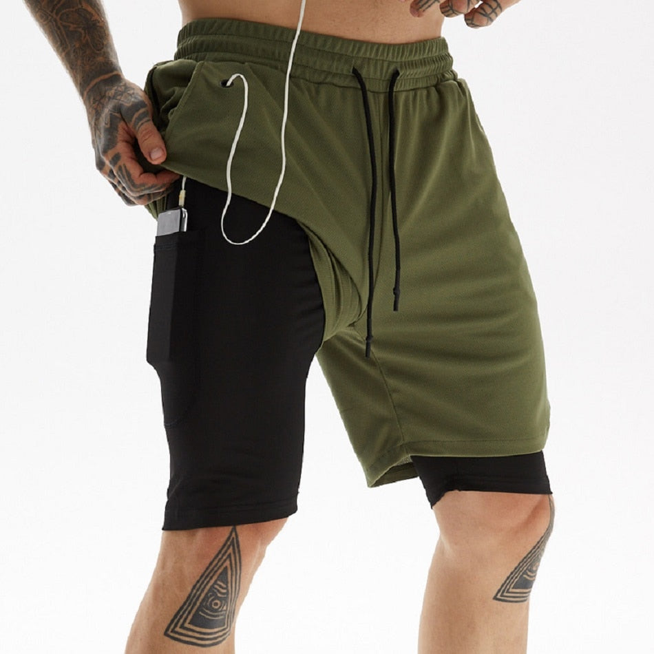 Men's 2-in-1 Running Shorts