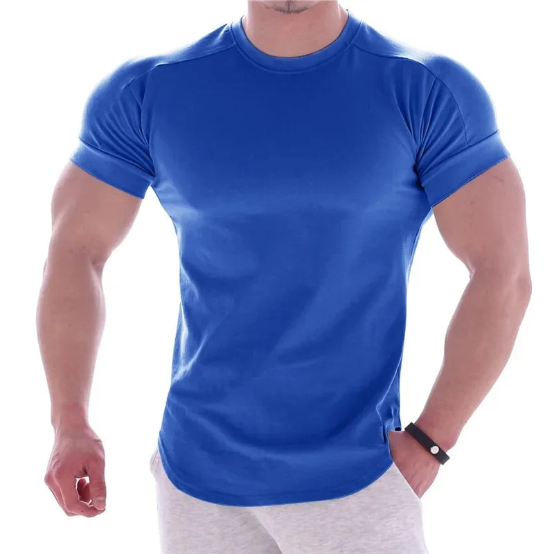 Quick-Dry Plain Training T-Shirt