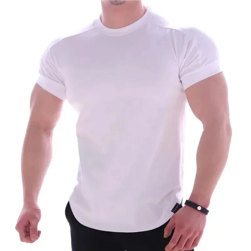 Quick-Dry Plain Training T-Shirt