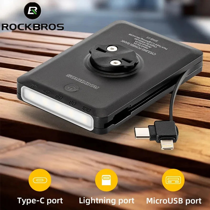 Rockbros Bike Light & Power Bank