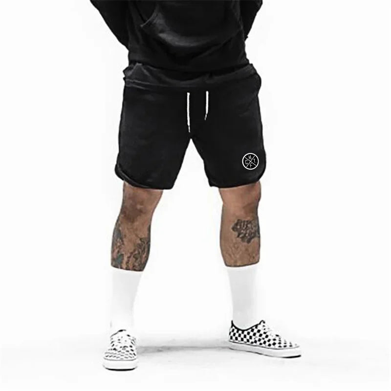 Drawstring mesh sports shorts