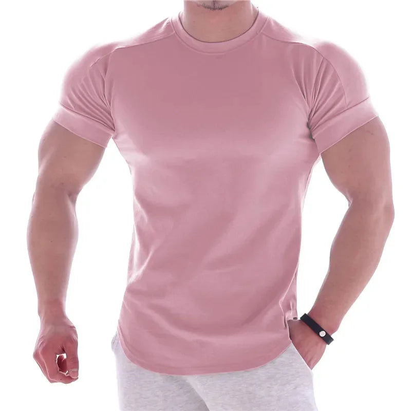 Quick-Dry Plain Training T-Shirt