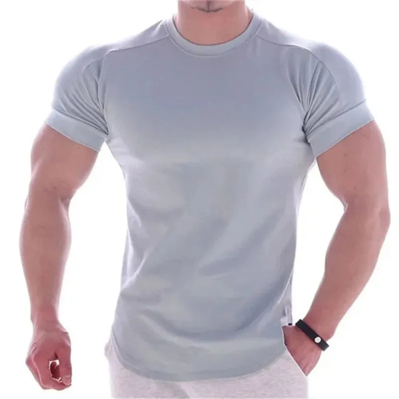 Quick-Dry Plain Training T-Shirt