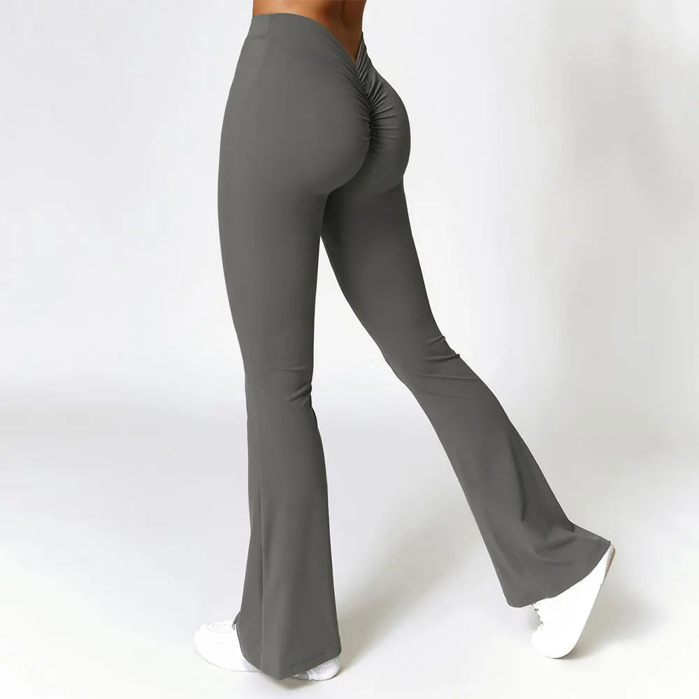 High Waist Seamless Flare Legging Pants