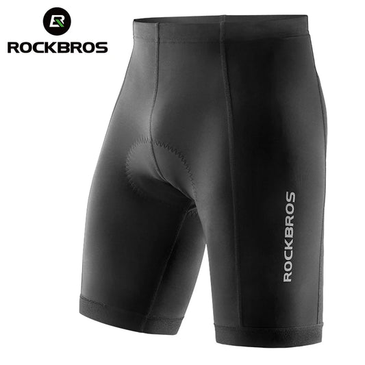 ROCKBROS Summer Cycling Shorts Shockproof Sponge Pad Bike Shorts Breathable Bicycle Shorts Tights MTB Road Sport Bike Trousers