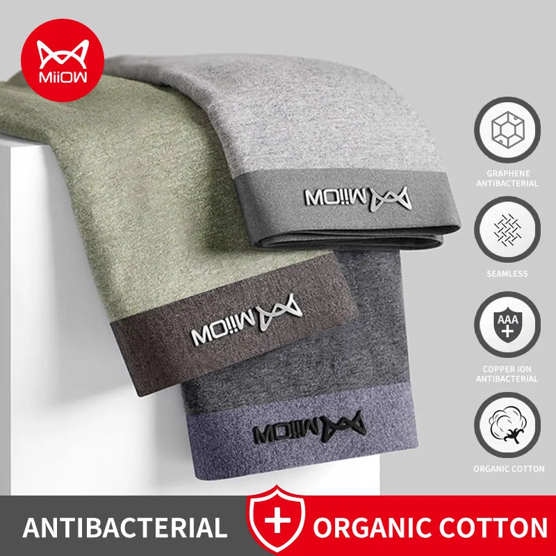 Antibacterial Seamless Underwear and Organic Cotton - 3 pcs