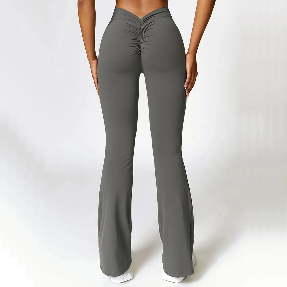 High Waist Seamless Flare Legging Pants