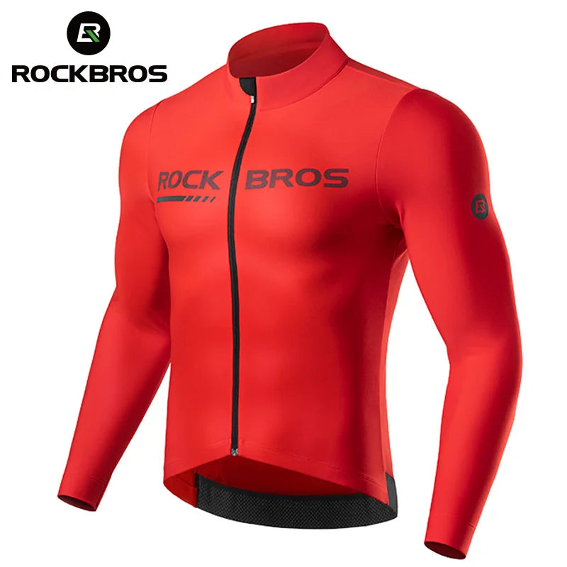 ROCKBROS Cycing Jackets For Men Women Winter Warm Bike Jerseys Thermal Feece Sports MTB Road Long Sleeves Bicycle Top Coat