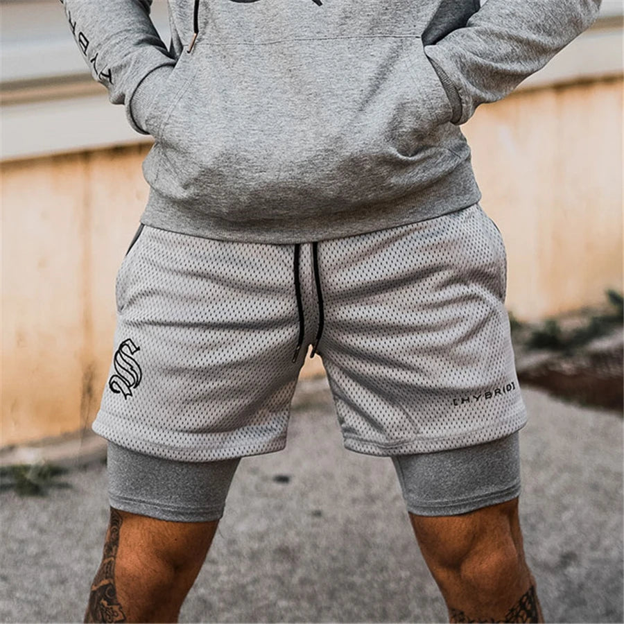 2-in-1 layer Sports Shorts