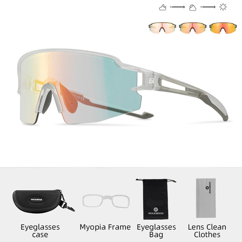 Rockbros Cycling Glasses Photochromic 10176