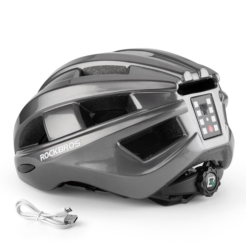 Rockbros Helmet With Taillight ZK-013