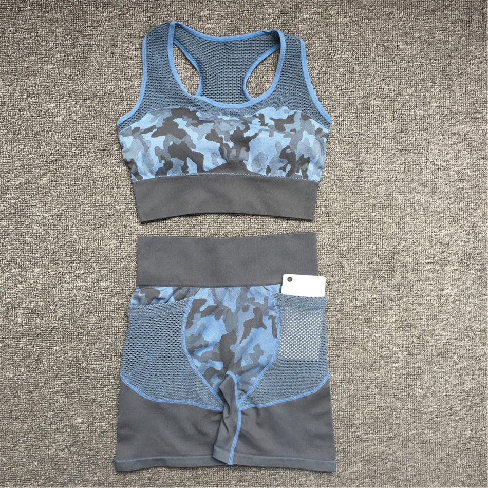 Camouflage Fitness Set