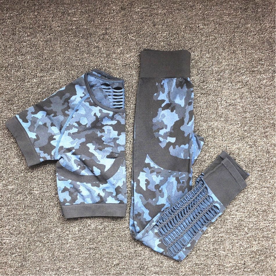 Camouflage Fitness Set