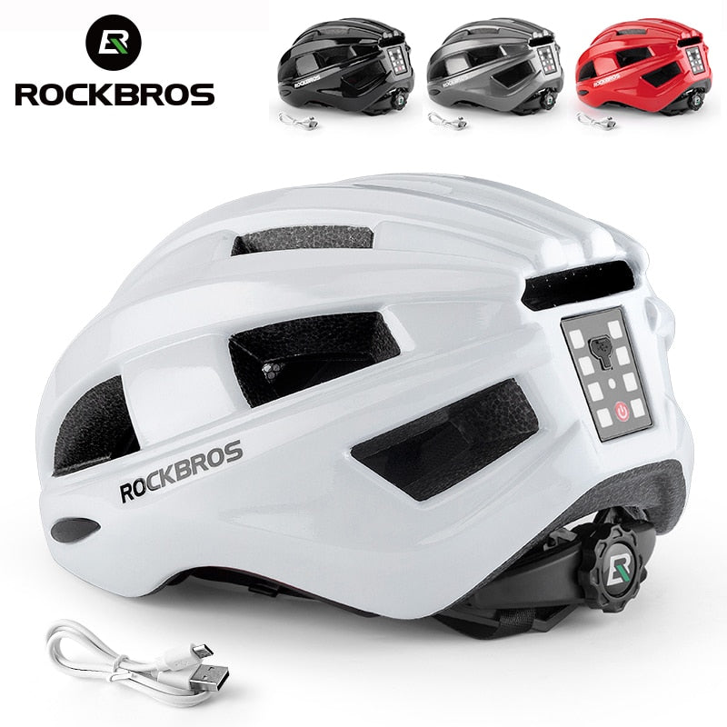 Rockbros Helmet With Taillight ZK-013