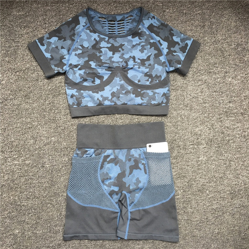 Camouflage Fitness Set