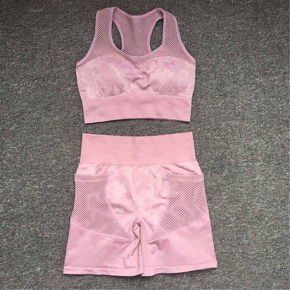 Camouflage Fitness Set