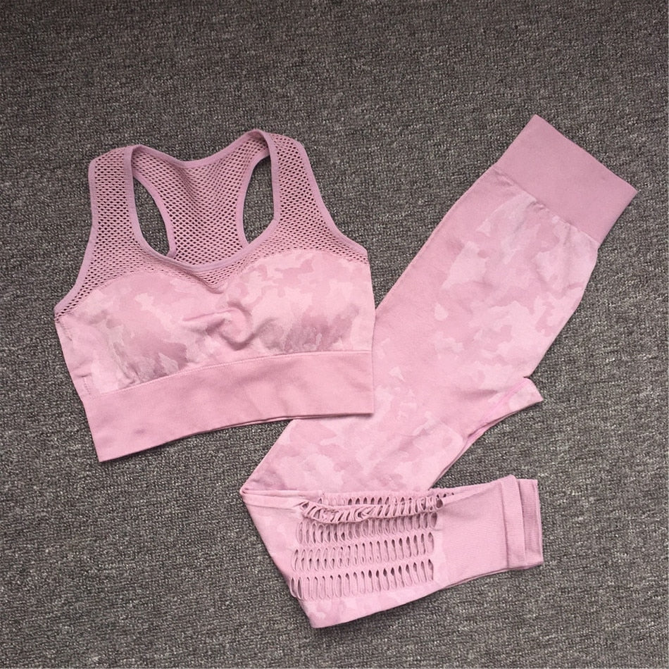 Camouflage Fitness Set