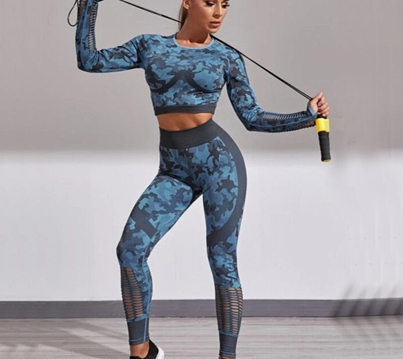 Camouflage Fitness Set