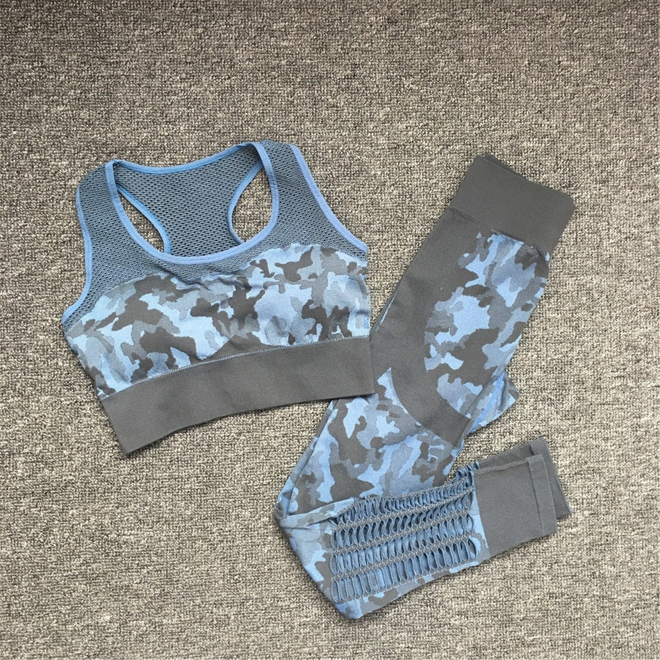 Camouflage Fitness Set