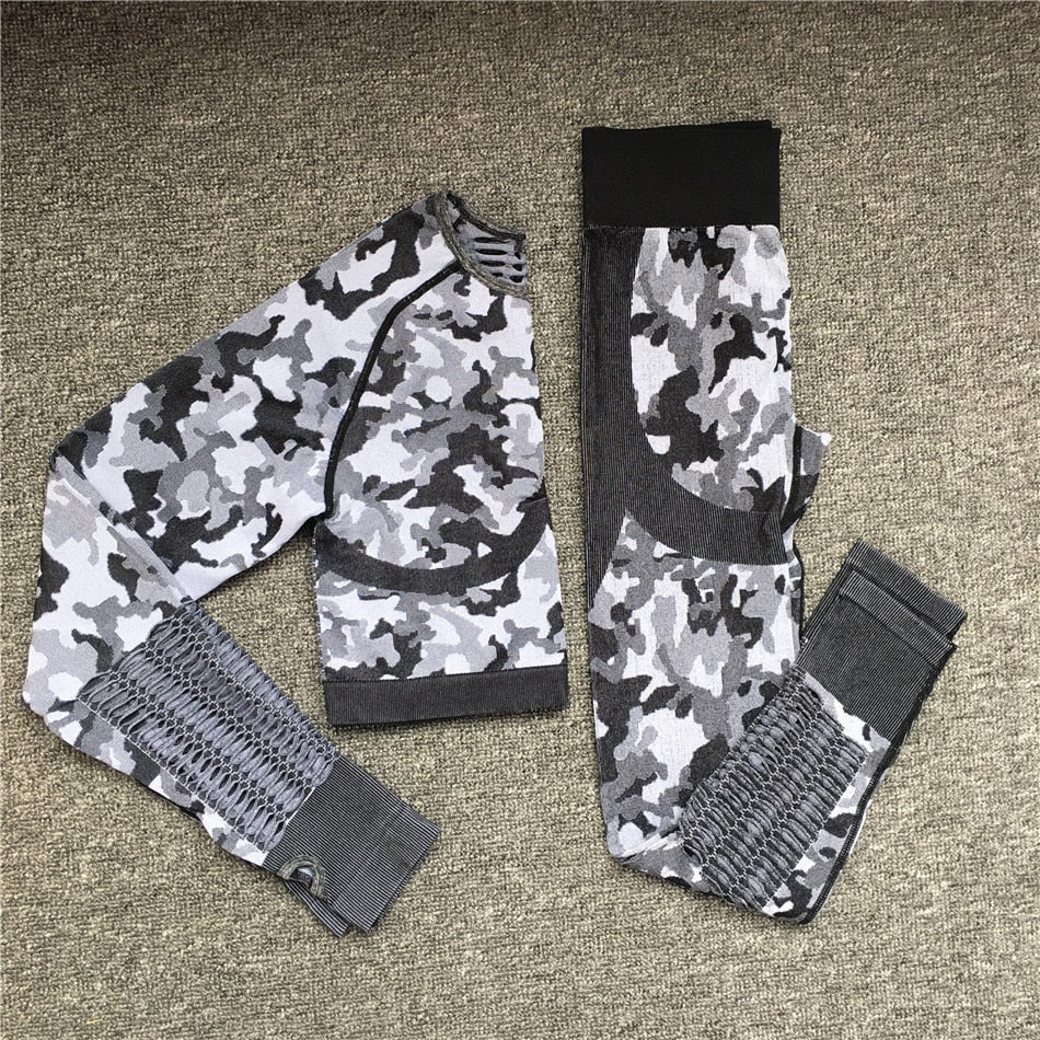 Camouflage Fitness Set