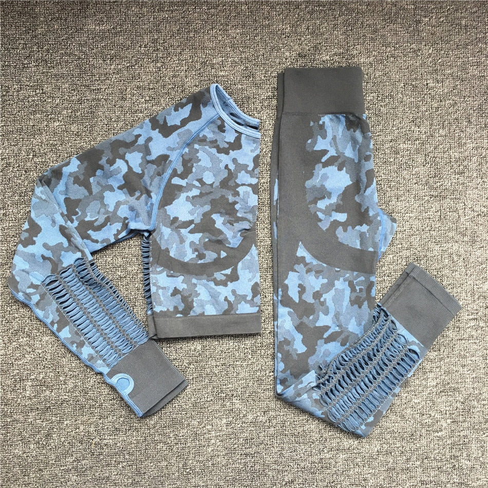 Camouflage Fitness Set